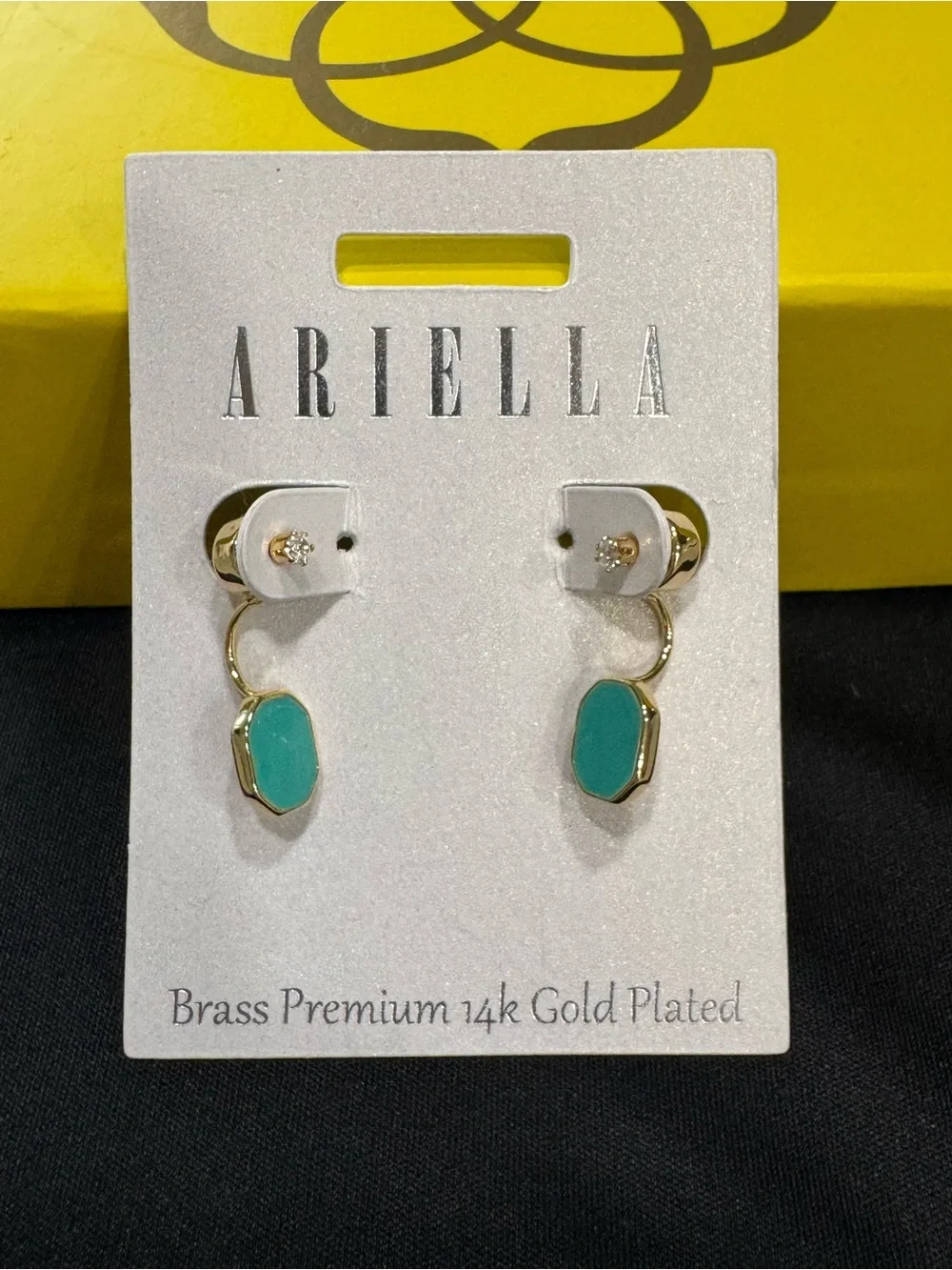 Ariella Turquoise Jacket Earrings NWT